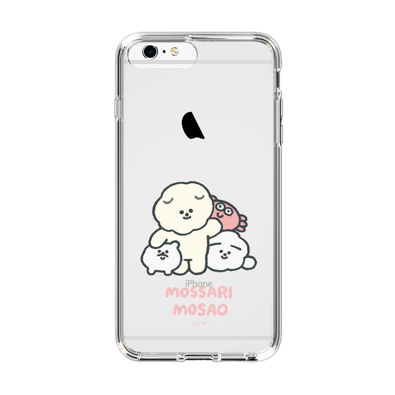 Slim Protection Case［ Mossari Mosao - Everyone Together - Clear ］