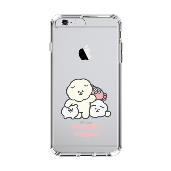 Slim Protection Case［ Mossari Mosao - Everyone Together - Clear ］