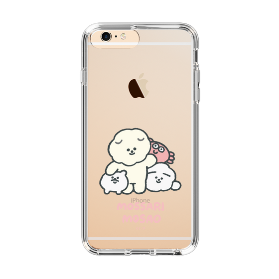 Slim Protection Case［ Mossari Mosao - Everyone Together - Clear ］