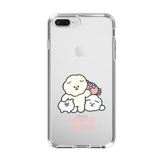 Slim Protection Case［ Mossari Mosao - Everyone Together - Clear ］