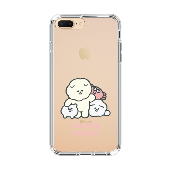 Slim Protection Case［ Mossari Mosao - Everyone Together - Clear ］