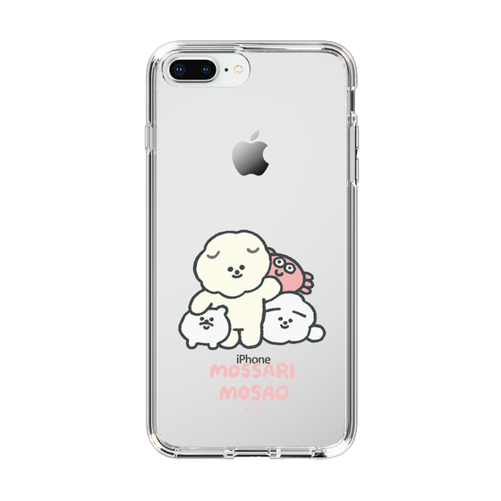 Slim Protection Case［ Mossari Mosao - Everyone Together - Clear ］