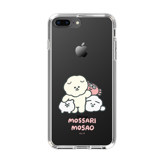 Slim Protection Case［ Mossari Mosao - Everyone Together - Clear ］