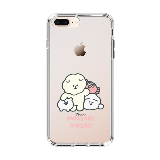Slim Protection Case［ Mossari Mosao - Everyone Together - Clear ］