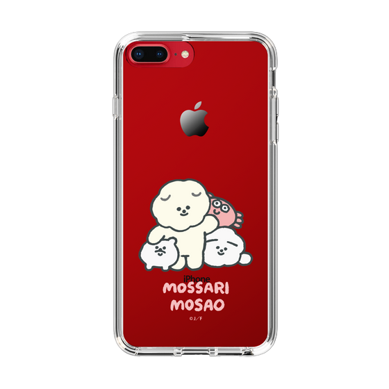 Slim Protection Case［ Mossari Mosao - Everyone Together - Clear ］