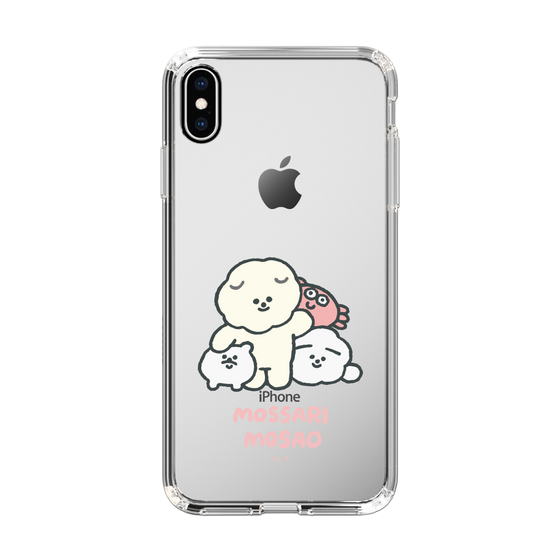 Slim Protection Case［ Mossari Mosao - Everyone Together - Clear ］