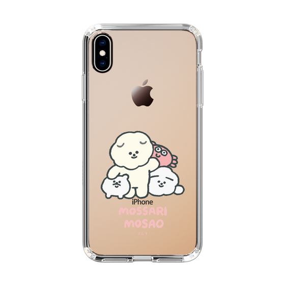 Slim Protection Case［ Mossari Mosao - Everyone Together - Clear ］