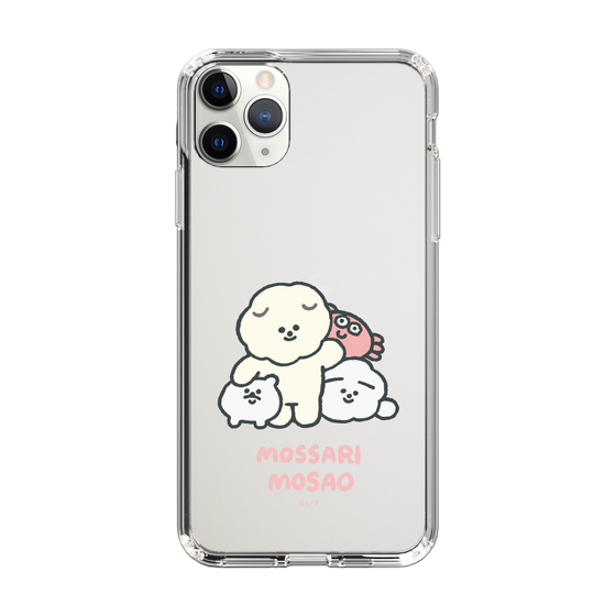 Slim Protection Case［ Mossari Mosao - Everyone Together - Clear ］