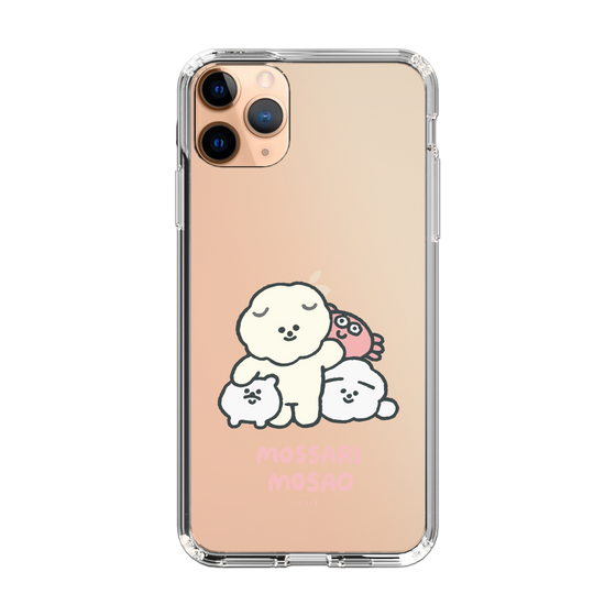 Slim Protection Case［ Mossari Mosao - Everyone Together - Clear ］