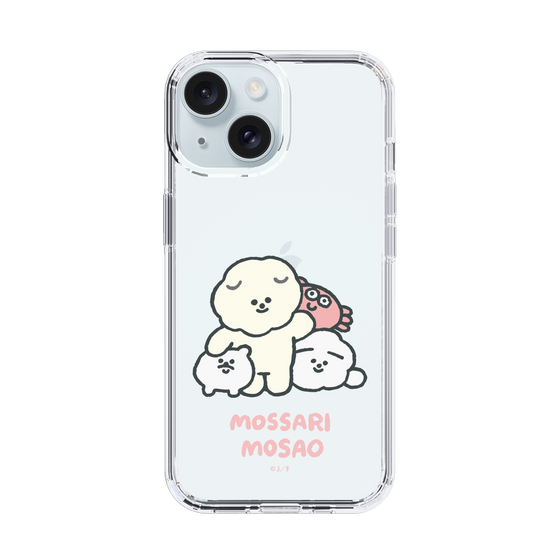 Slim Protection Case［ Mossari Mosao - Everyone Together - Clear ］