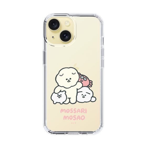 Slim Protection Case［ Mossari Mosao - Everyone Together - Clear ］