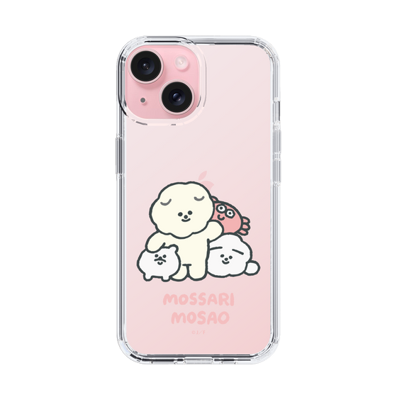 Slim Protection Case［ Mossari Mosao - Everyone Together - Clear ］