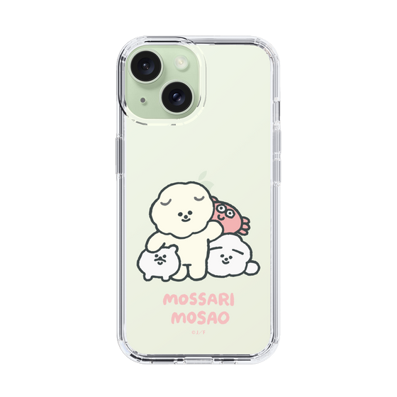 Slim Protection Case［ Mossari Mosao - Everyone Together - Clear ］