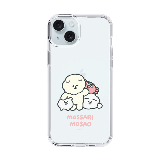 Slim Protection Case［ Mossari Mosao - Everyone Together - Clear ］