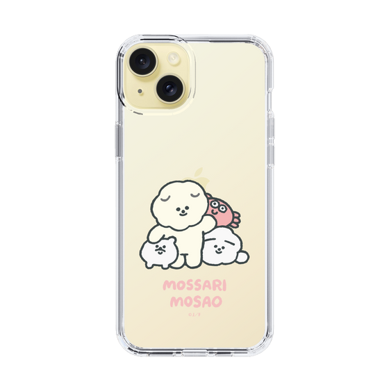 Slim Protection Case［ Mossari Mosao - Everyone Together - Clear ］