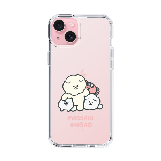 Slim Protection Case［ Mossari Mosao - Everyone Together - Clear ］