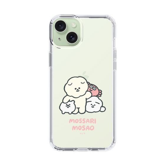 Slim Protection Case［ Mossari Mosao - Everyone Together - Clear ］