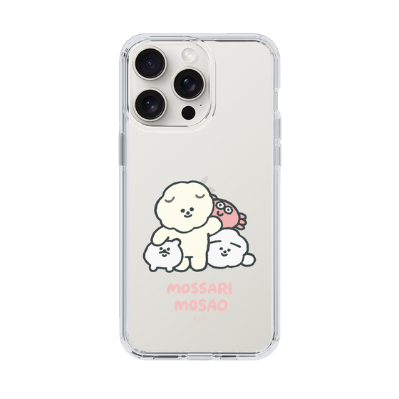 Slim Protection Case［ Mossari Mosao - Everyone Together - Clear ］