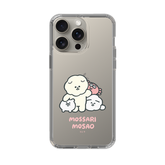 Slim Protection Case［ Mossari Mosao - Everyone Together - Clear ］