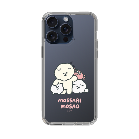 Slim Protection Case［ Mossari Mosao - Everyone Together - Clear ］