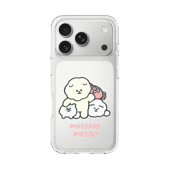 Slim Protection Case［ Mossari Mosao - Everyone Together - Clear ］