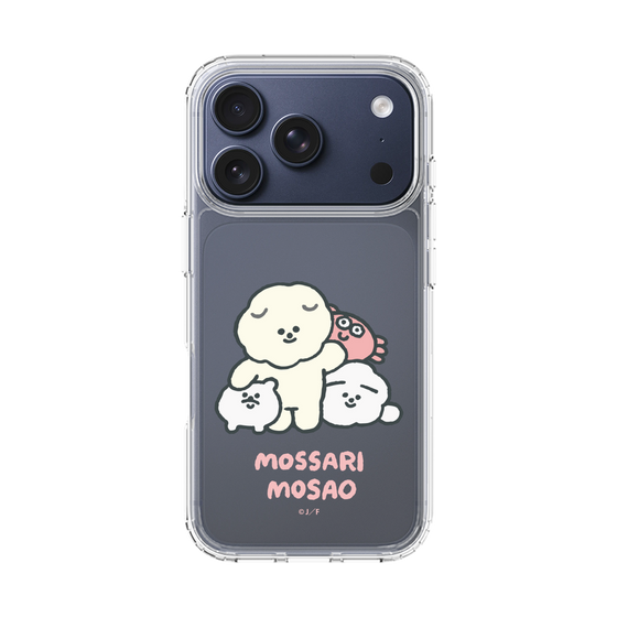 Slim Protection Case［ Mossari Mosao - Everyone Together - Clear ］
