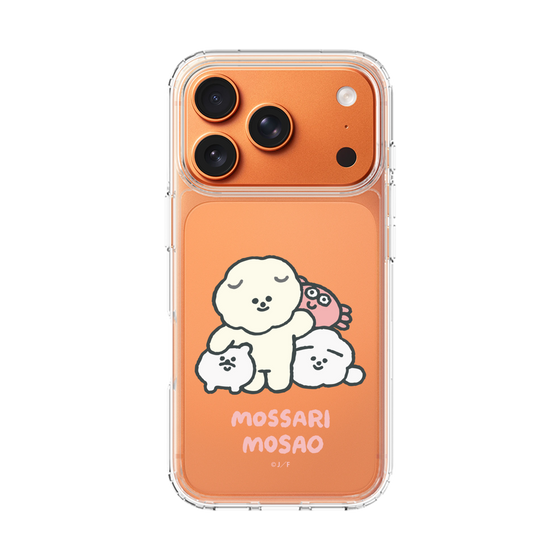 Slim Protection Case［ Mossari Mosao - Everyone Together - Clear ］