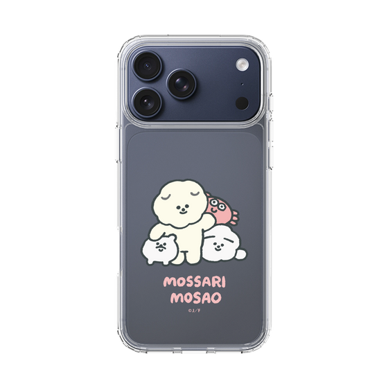 Slim Protection Case［ Mossari Mosao - Everyone Together - Clear ］
