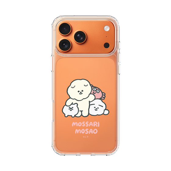 Slim Protection Case［ Mossari Mosao - Everyone Together - Clear ］