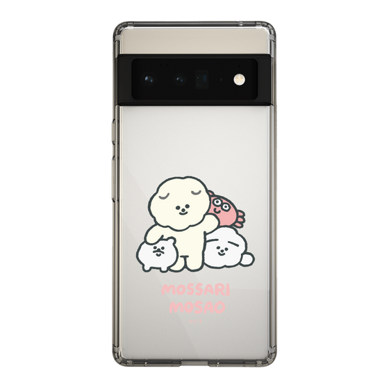 Slim Protection Case［ Mossari Mosao - Everyone Together - Clear ］