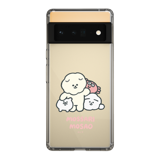 Slim Protection Case［ Mossari Mosao - Everyone Together - Clear ］
