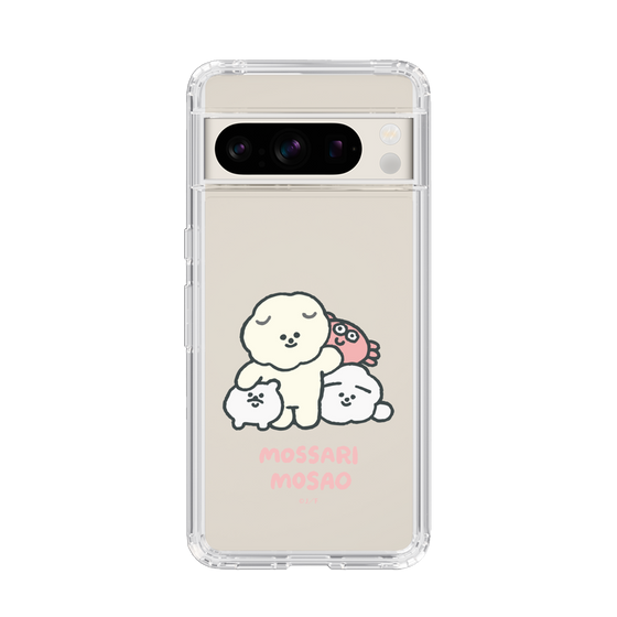 Slim Protection Case［ Mossari Mosao - Everyone Together - Clear ］