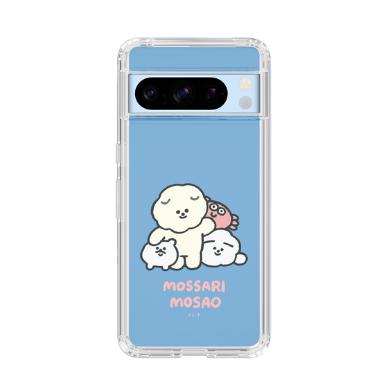 Slim Protection Case［ Mossari Mosao - Everyone Together - Clear ］