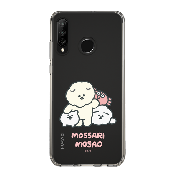 Slim Protection Case［ Mossari Mosao - Everyone Together - Clear ］