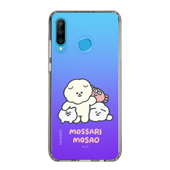 Slim Protection Case［ Mossari Mosao - Everyone Together - Clear ］