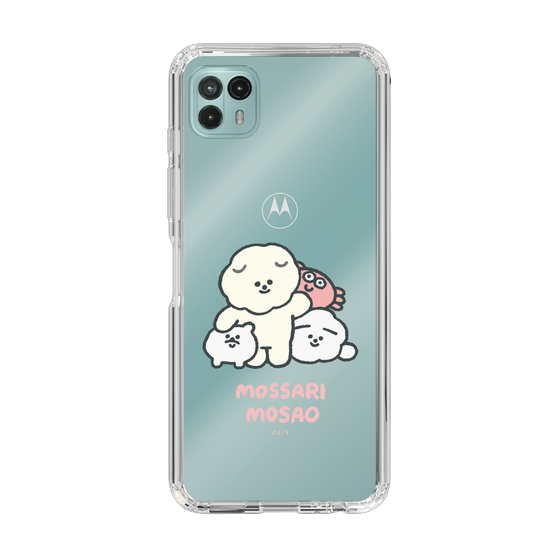 Slim Protection Case［ Mossari Mosao - Everyone Together - Clear ］