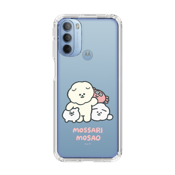 Slim Protection Case［ Mossari Mosao - Everyone Together - Clear ］
