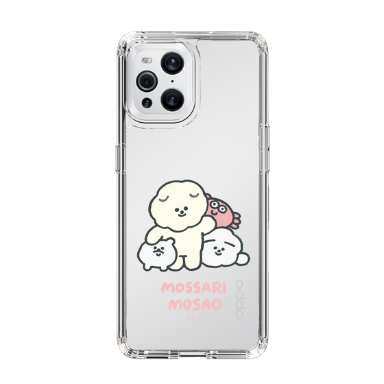 Slim Protection Case［ Mossari Mosao - Everyone Together - Clear ］