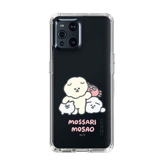 Slim Protection Case［ Mossari Mosao - Everyone Together - Clear ］