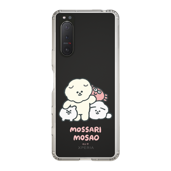 Slim Protection Case［ Mossari Mosao - Everyone Together - Clear ］