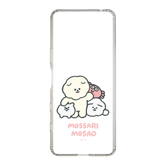 Slim Protection Case［ Mossari Mosao - Everyone Together - Clear ］