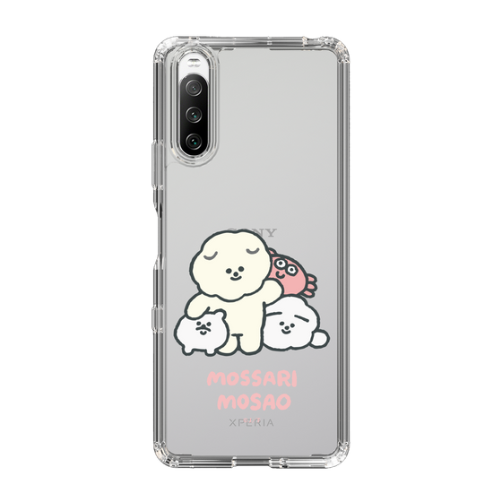 Slim Protection Case［ Mossari Mosao - Everyone Together - Clear ］