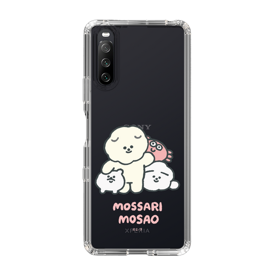 Slim Protection Case［ Mossari Mosao - Everyone Together - Clear ］