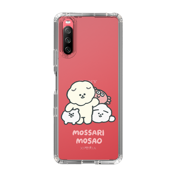 Slim Protection Case［ Mossari Mosao - Everyone Together - Clear ］