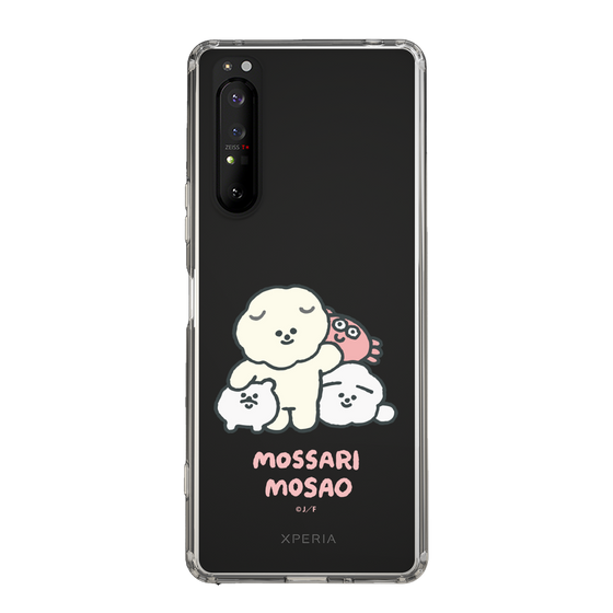 Slim Protection Case［ Mossari Mosao - Everyone Together - Clear ］