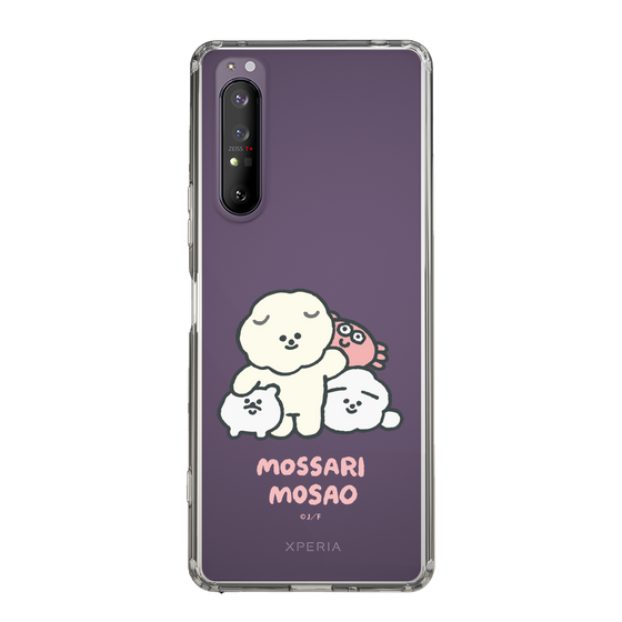 Slim Protection Case［ Mossari Mosao - Everyone Together - Clear ］