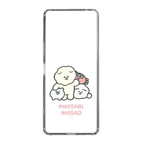 Slim Protection Case［ Mossari Mosao - Everyone Together - Clear ］