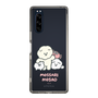 Slim Protection Case［ Mossari Mosao - Everyone Together - Clear ］