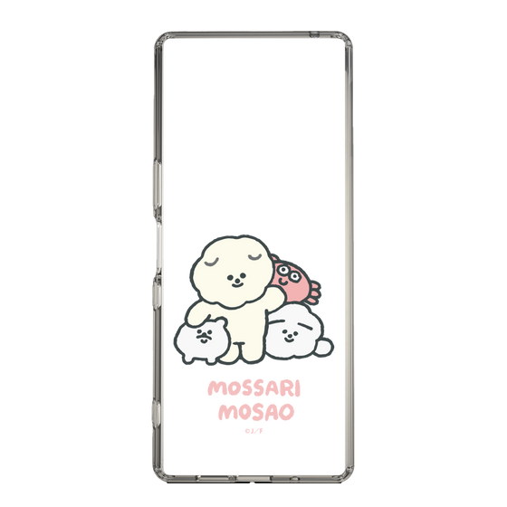 Slim Protection Case［ Mossari Mosao - Everyone Together - Clear ］