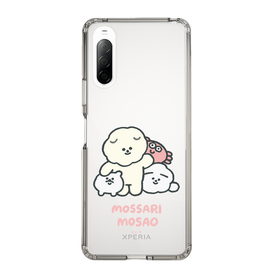 Slim Protection Case［ Mossari Mosao - Everyone Together - Clear ］